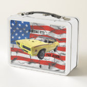 gele Pontiac GTO - de rechter (Achterkant)