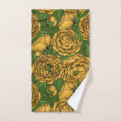 Gele pony bouquet bad handdoek (Handdoek)