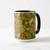 Gele pony bouquet mok (Voorkant rechts)