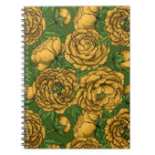 Gele pony bouquet notitieboek (Voorkant)