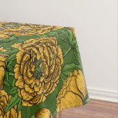 Gele pony bouquet tafelkleed (Voorbeeld)