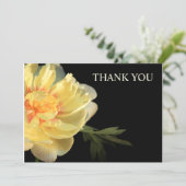 Gele pony Hartelijk dank Bedankkaart (Staand voorkant)