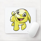 Gele Poogle Muismat (Met muis)