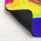 Gele Pop Art Narcis Muismat (Hoek)