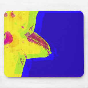 Gele Pop Art Narcis Muismat