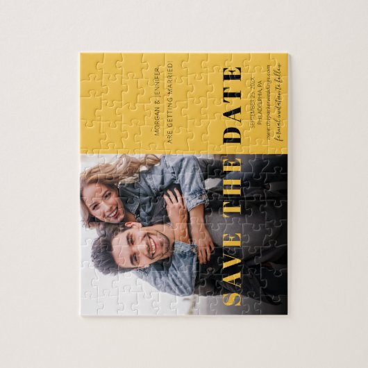 Gele Pop sparen de Datum Legpuzzel (Verticaal)