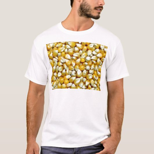 Gele popcornpitten t-shirt (Voorkant)
