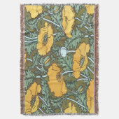 Gele  Poppy Deken (Voorkant Verticaal)