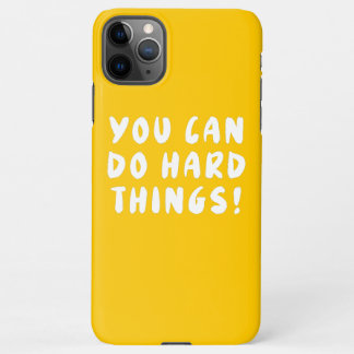 Gele positieve Inspirerend prijsopgave iPhone 11Pro Max Hoesje