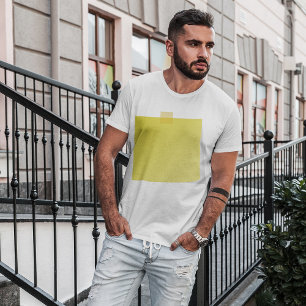 Gele post Het neemt nota van Mannen T-shirt