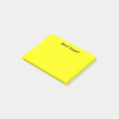 Gele post-it noten | Aangepaste kantoorbenodigdhed Post-it® Notes (Schuin)