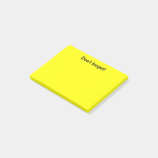 Gele post-it noten | Aangepaste kantoorbenodigdhed Post-it® Notes (Schuin)