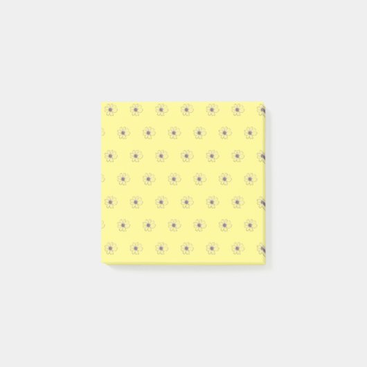 Gele Post-it notities voor blokpatroon Post-it® Notes (Voorkant)