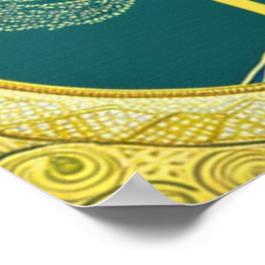 Gele Poster van de Levenscyclus (Hoek)