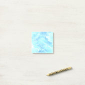 gele postit met blauwe kleuren post-it® notes (Op bureau)