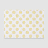 Gele posy rozen grafisch tissuepapier (Voorkant)