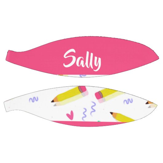 Gele potloden en schubbels op wit basketbal (Panelen)