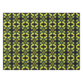 Gele Primrose Bloemen Abstract Tafelkleed (Voorkant (Horizontaal))