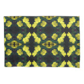 Gele Primrose Flowers Abstract Patroon Kussensloop (Voorkant)