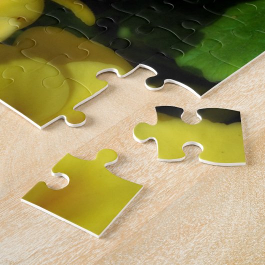 Gele primrose Flowers Orton Effect Legpuzzel (Zijkant)