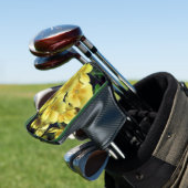 Gele primrose Spring Flowers close up Golfheadcover (Insitu)