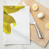Gele primrozen - Zonnebakken Theedoek (Quarter Fold)