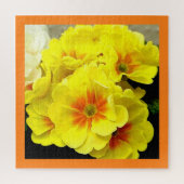 Gele primula legpuzzel (Verticaal)