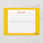 Gele printkaart briefkaart (Achterkant)