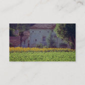 gele Provencal mas nabij Carpentras in het veld s Visitekaartje (Achterkant)