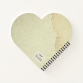 Gele psilostrofe sparsiflora notitieboek (Achterkant)