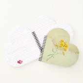 Gele psilostrofe sparsiflora notitieboek (Binnen)