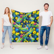 💛Gele Psychedelische pickleballs