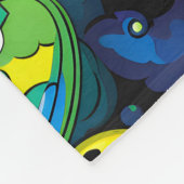 💛Gele Psychedelische pickleballs Fleece Deken (Hoek)