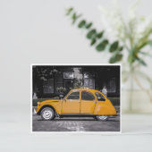 Gele Punch Buggy! Briefkaart (Staand voorkant)