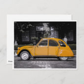 Gele Punch Buggy! Briefkaart (Voorkant / Achterkant)