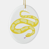 Gele Python Keramisch Ornament (Rechts)
