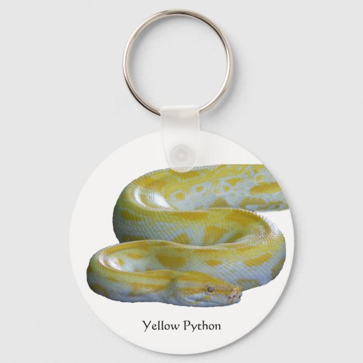 Gele Python Sleutelhanger (Voorkant)