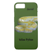 Gele Python-telefoontas Case-Mate iPhone Case (Achterkant)