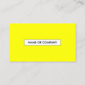 gele QR-code Visitekaartje (Achterkant)