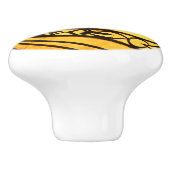 gele radiaal keramische knop (Zijkant)