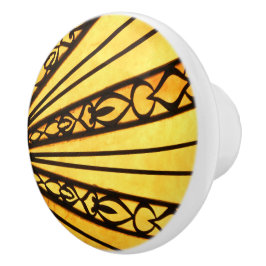 gele radiaal keramische knop