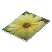 Gele Raindrops Marigold Notepad Notitieblok (Linkerzijde)