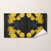 Gele Ranunculus Flower Garden Bath Towel Set Bad Handdoek (Handdoek)