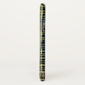 Gele rasterlijnen Art Pattern iPhone Case-Mate iPhone Case (Achterkant / rechts)