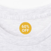 Gele Red Paars Small Business Sales 60% korting Labels (Aangebracht)