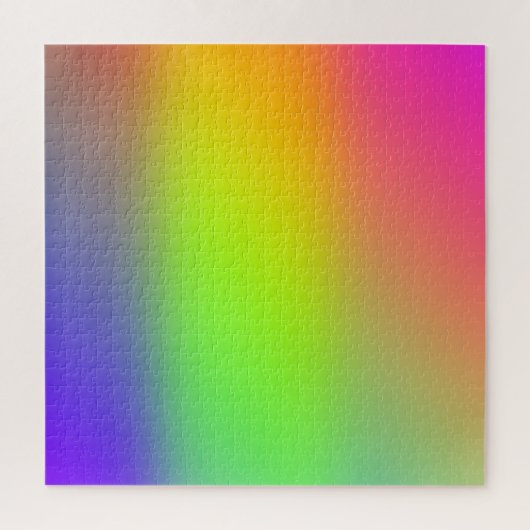 Gele regenboogkleurgradiënt Puzzle Legpuzzel (Verticaal)