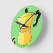 Gele regenboogschieten ronde klok (Hoek)