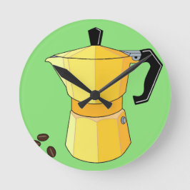 Gele regenboogschieten ronde klok