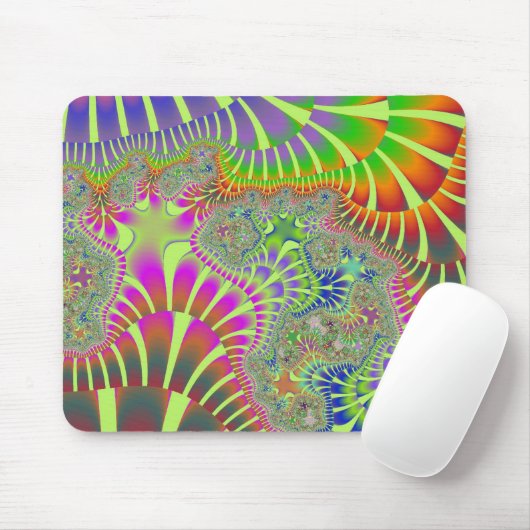 Gele regenboogvlek muismat (Met muis)