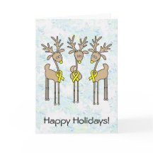 Gele Ribbon Reindeer